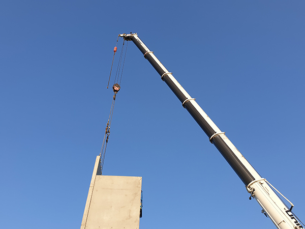 Ensuring safety during the lifting of precast walls is of utmost importance.