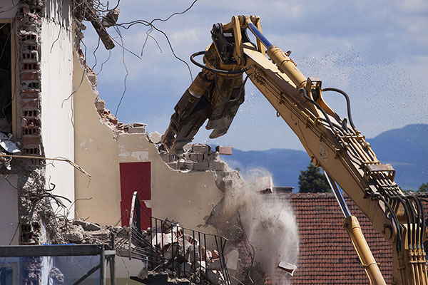 Demolition of a load-bearing structure is high-risk construction work.