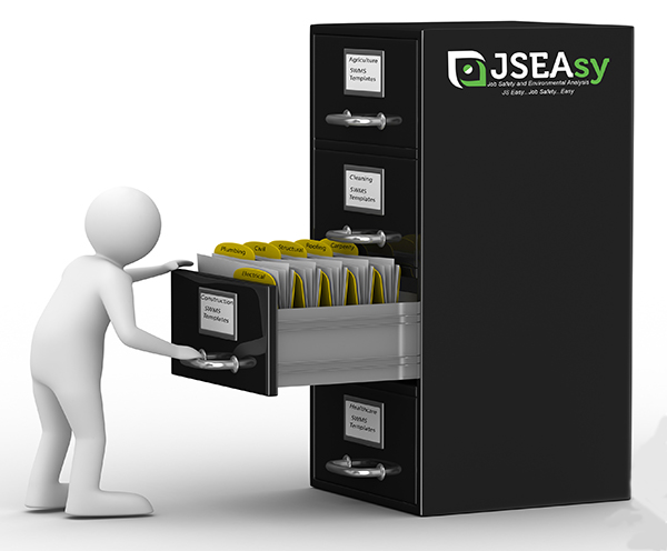 Thousands of SWMS templates included in the JSEAsy SWMS software.