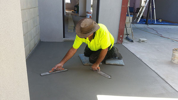Finishing concrete is a hazardous manual task.