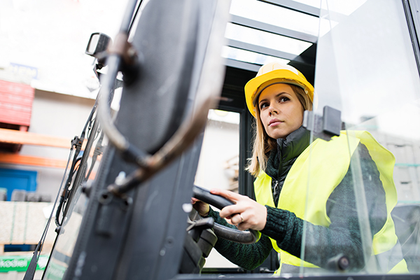 Ensure forklift safety by following proper safe operating procedures, wearing seat belts, and maintaining clear visibility for a secure workplace environment.