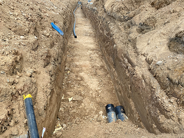 Working in an open trench usually has restricted access and egress, with the potential of a ground collapse you need to have a plan in place.