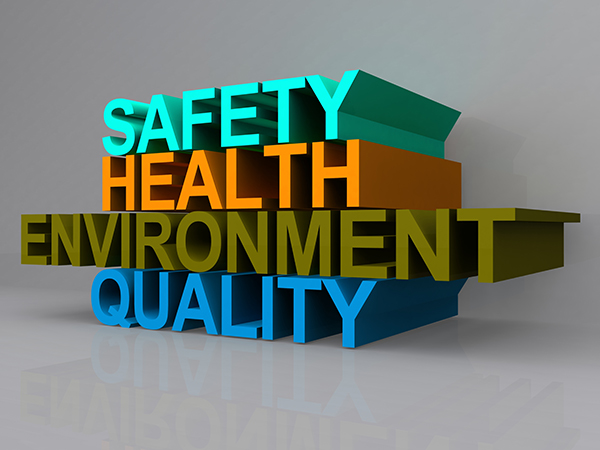 Safety, Health Environment and Quality are all important factors in business.