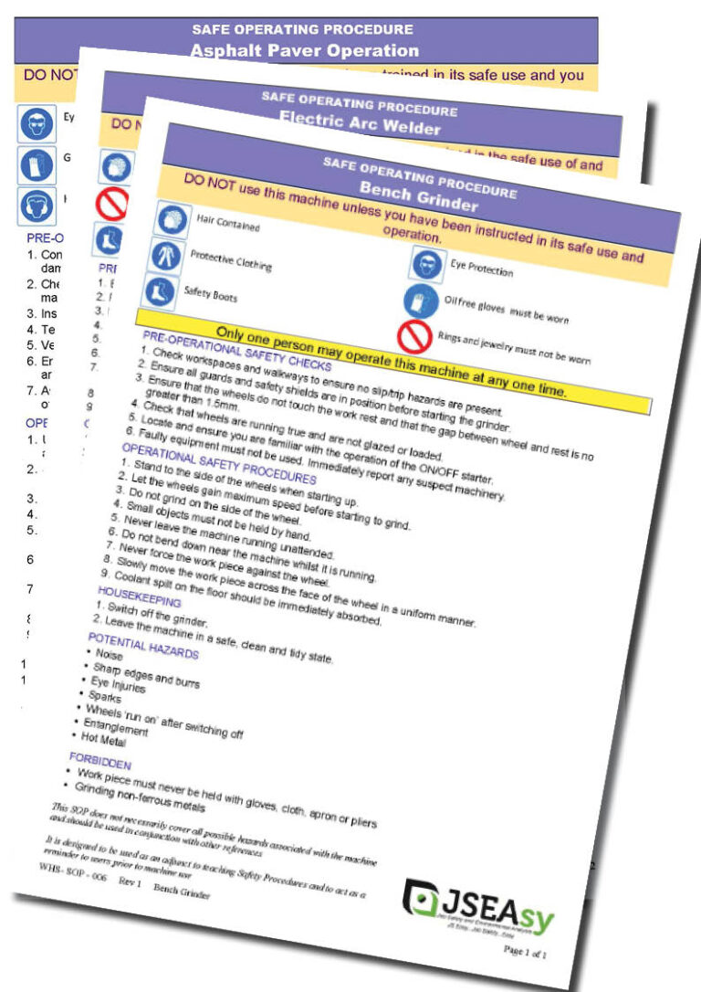 Asphalt Paver Operation Safe Operating Procedure (SOP)
