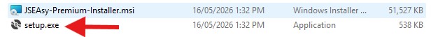 JSEAsy EHS Software setup files