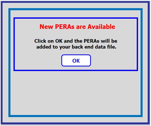 Click ok to add 22 New Plant and Equipment Risk Assessments to your version of the JSEAsy EHS Software.