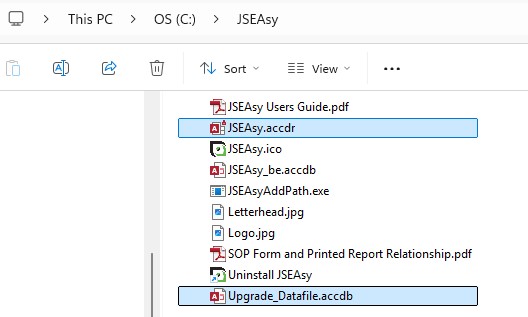 New JSEAsy WHS Software Program File and upgrade files