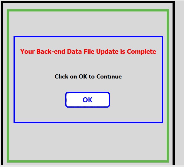 JSEAsy EHS Software backend File upgrade is complete.