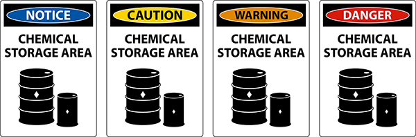 Chemical Storage Area for the safe storage of chemicals