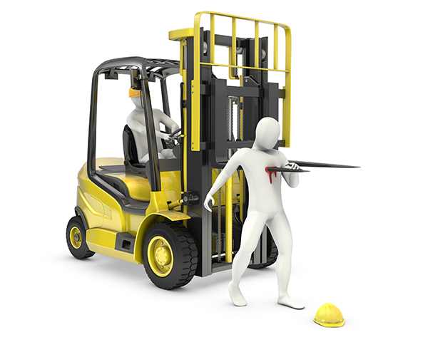 Forklifts can cause serious injury or death.