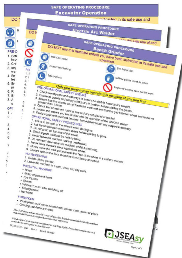 Excavator Operation Safe Operating Procedure