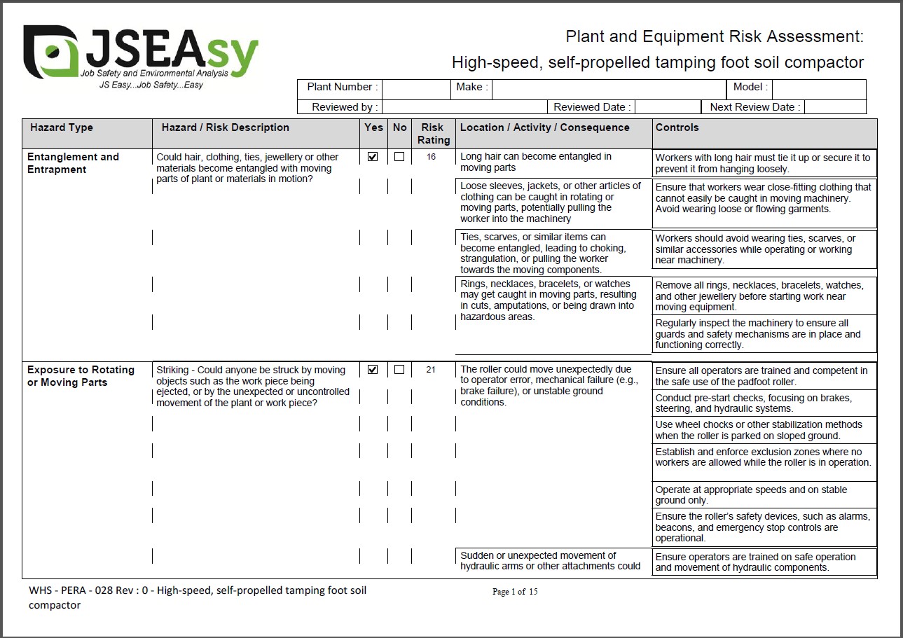High-speed, self-propelled tamping foot soil compactor PERA