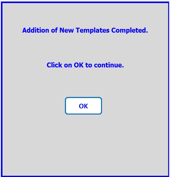 144 SWMS templates have now been added to your JSEAsy WHS software. Click ok to continue.