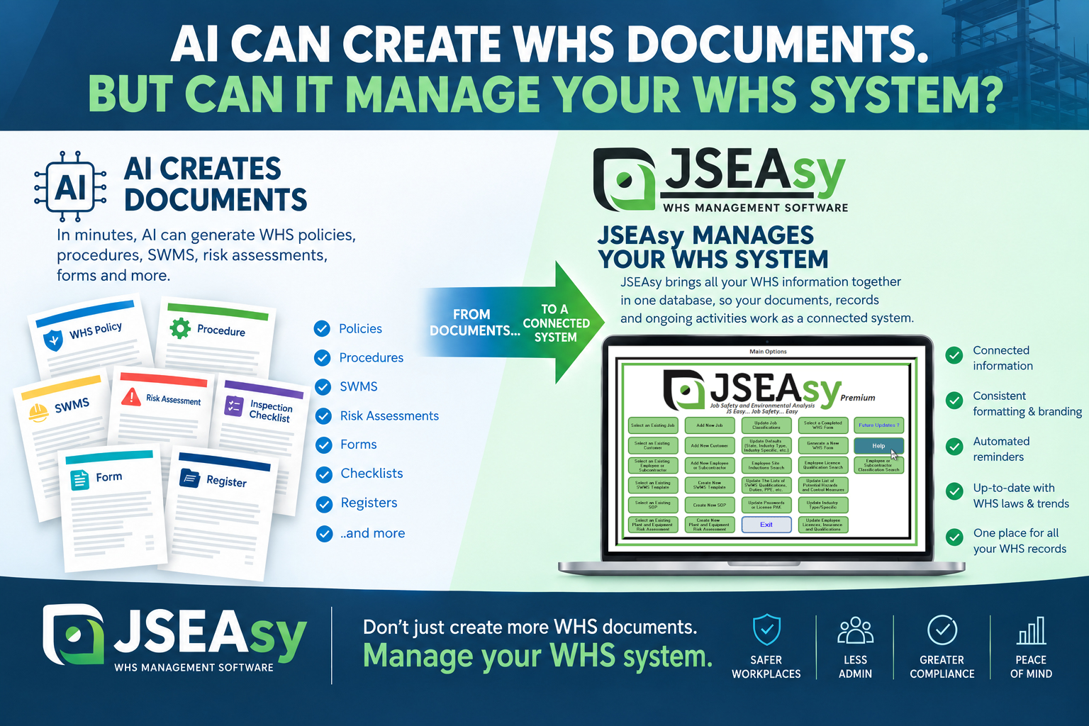 AI or JSEAsy WHS Management system. Which is right for you?
