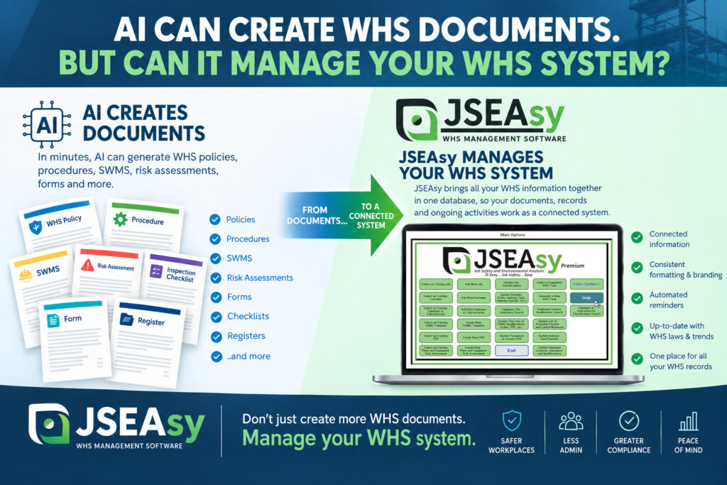 AI or JSEAsy WHS Management system. Which is right for you?